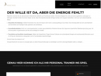 franzen-personaltraining.com Webseite Vorschau