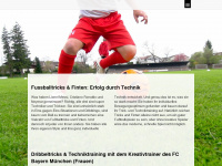 fussballtricks.net Webseite Vorschau