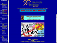 schauburg.de Webseite Vorschau