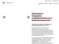 dickersbach.de Webseite Vorschau