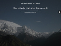 tierschutzverein-wunsiedel.de Webseite Vorschau