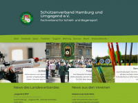 schuetzenverband-hamburg.de Webseite Vorschau