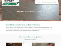 fussboden-kohfeldt.de Webseite Vorschau