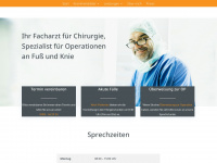 fusschirurgie-schwerin.de Webseite Vorschau