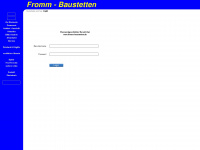 fromm-baustetten.de Webseite Vorschau