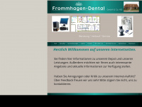 frommhagen-dental.de Webseite Vorschau