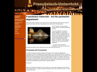 franzoesischunterricht.com Webseite Vorschau