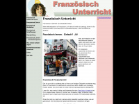 franzoesischunterricht.org Webseite Vorschau
