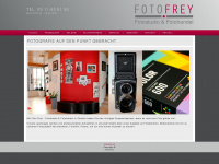 fotofrey.info Webseite Vorschau