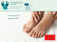 fusspflege-anna.de Webseite Vorschau