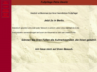fusspflege-dewitz.de Webseite Vorschau