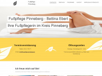 fusspflege-pinneberg.de Webseite Vorschau