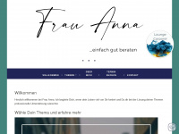 frau-anna.de Webseite Vorschau