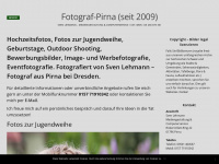 fotograf-pirna.de Webseite Vorschau