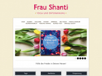 frau-shanti.de Webseite Vorschau