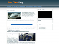 flug-firstclass.de Webseite Vorschau