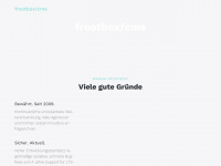 frootbox.de Webseite Vorschau