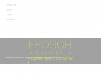 frosch-architekt.de Webseite Vorschau
