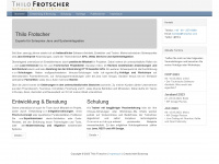 frotscher.com Webseite Vorschau