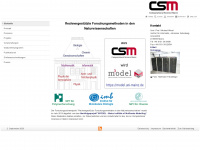 csm.uni-mainz.de Webseite Vorschau