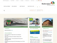 ruedersdorf.de Webseite Vorschau