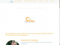 orange-tennis-academy.de Webseite Vorschau