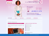 frauenarztpraxis-teneriffa.com Webseite Vorschau