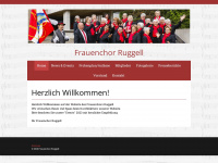 frauenchor-ruggell.com Webseite Vorschau