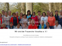 frauenchor-vocalitas.de Webseite Vorschau