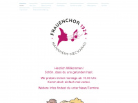 frauenchor1924-neckarau.de Webseite Vorschau