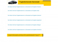 flughafentransfer-darmstadt.com Webseite Vorschau