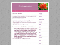fruchtwein.net Webseite Vorschau