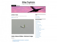 flugticketz.wordpress.com Webseite Vorschau