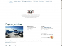 flugzeugflug.de Webseite Vorschau
