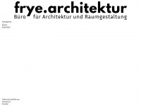 frye-architektur.de Webseite Vorschau