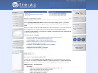 freac.org Webseite Vorschau