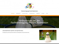 fv-freizeit-badminton.de Webseite Vorschau