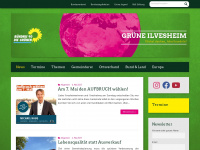 gruene-ilvesheim.de Webseite Vorschau