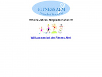 fitnessalm.com Webseite Vorschau