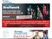 fitnessanlage-kraftwerk.de Webseite Vorschau