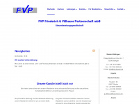 fvp-steuern.de Webseite Vorschau