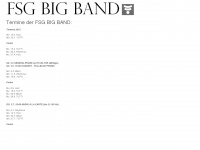 fsg-bigband.info Webseite Vorschau