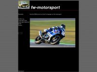 fw-motorsport.de Webseite Vorschau