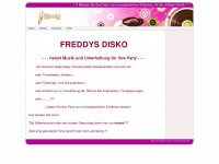 freddys-disko.de Webseite Vorschau