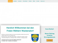 fw-wackersdorf.com Webseite Vorschau