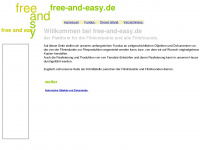 free-and-easy.de Webseite Vorschau