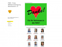 fwv-neuhaeusel.de Webseite Vorschau
