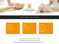 fitnwell-physiotherapie.de Webseite Vorschau