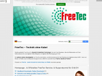 free-tec.de Webseite Vorschau