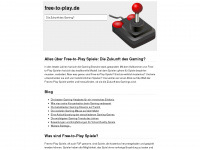 free-to-play.de Webseite Vorschau